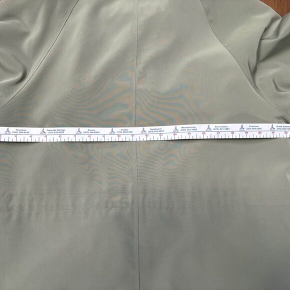 Braetan Jacket Green Windbreaker Full Zip Removable Hood Rain Coat Womens Medium - Picture 3 of 6